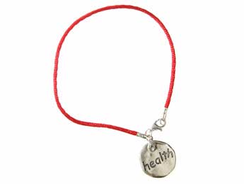 Sterling Silver Red Blessing Bracelet